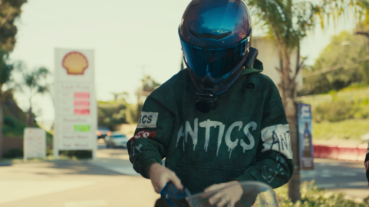 ANTICS Distressed Pull Over Hoodie