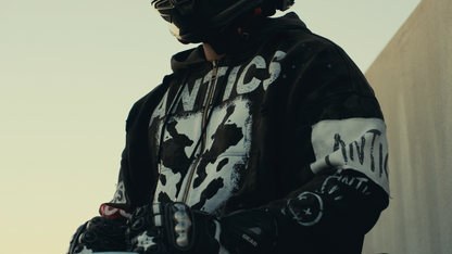 ANTICS Distressed Zip Hoodie
